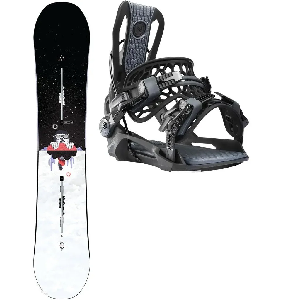 BURTON Talent Scout /2020 + Fix NIDECKER Flow Fenix /noir