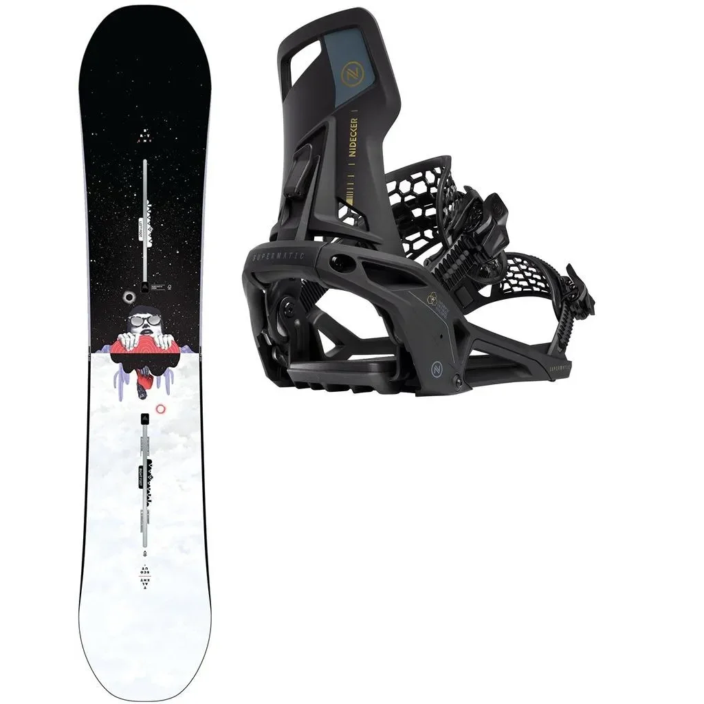 BURTON Talent Scout /2020 + Fix NIDECKER OG Supermatic /noir