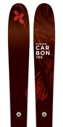 Acheter EXTREM Fusion 105 Carbon + Fix MARKER Kingpin 13 100-125mm /noir rouge