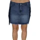 MOLLY BRACKEN Woven Skirt W /Denim