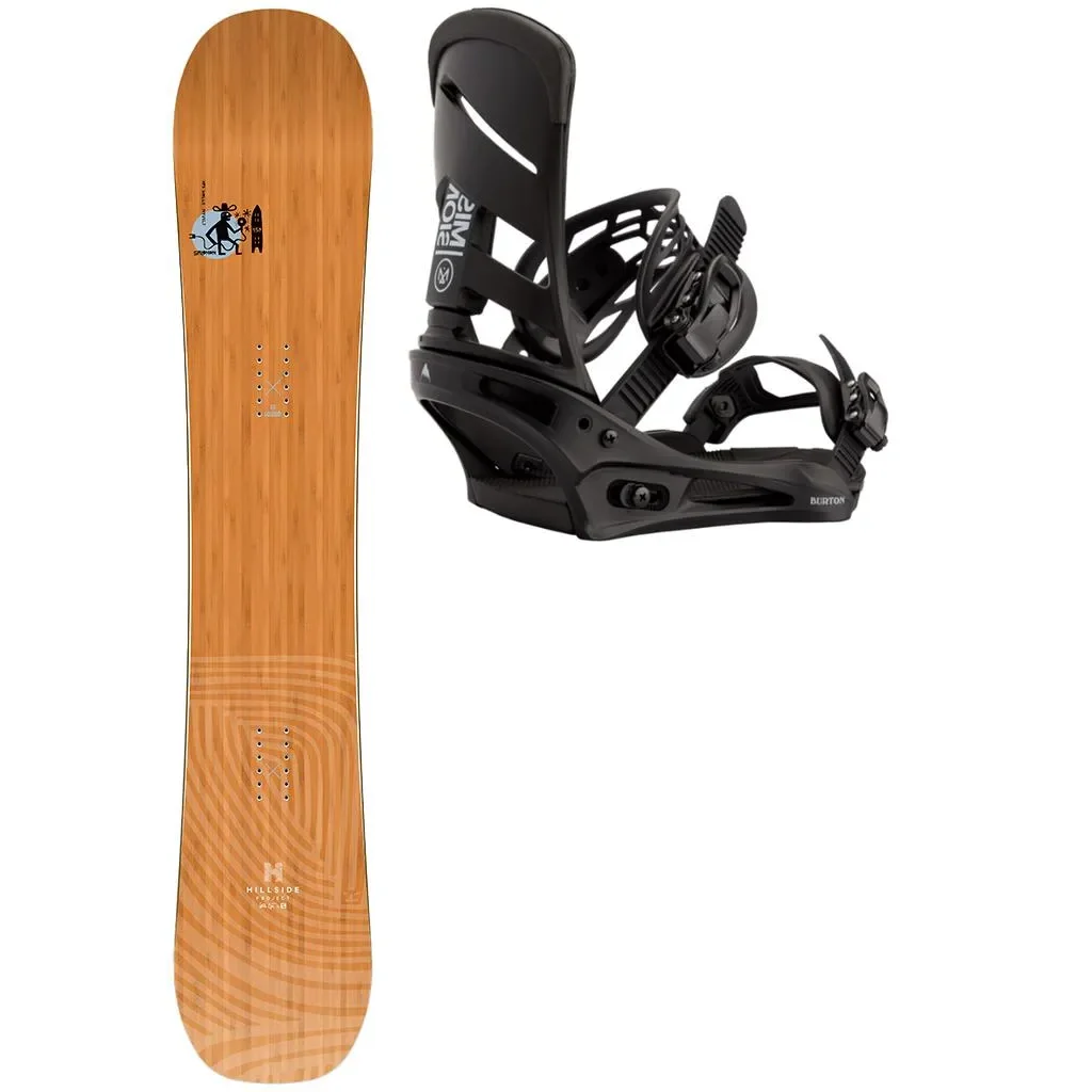 SALOMON Hps Wolle Nyvelt + Fix BURTON Mission /noir