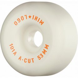 Acheter MINI LOGO Wheels (x4) 53mm A Cut II 101A /blanc