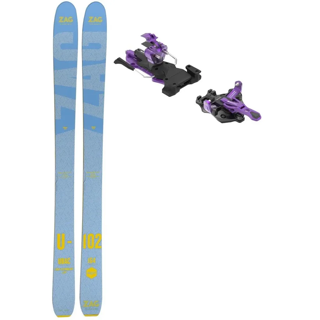 ZAG Ubac 102 Femme + Fix ATK Freeraider 15 Evo /freins 102 mm /indigo