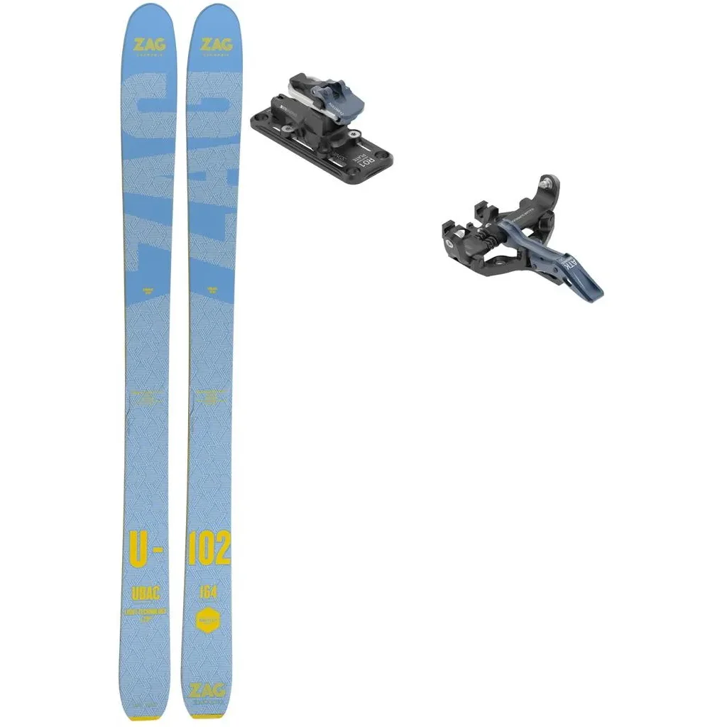 ZAG Ubac 102 Femme + Fix ATK Kuluar 12 Superlight /bleu marine