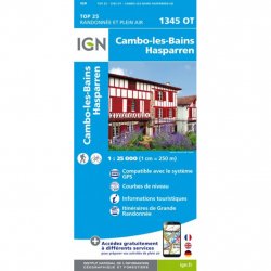 Acheter IGN Top 25 Cambo Les Bains /1345ot