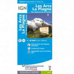 Acheter IGN Top 25 Les Arcs La Plagne Pn de la Vanoise /3532et