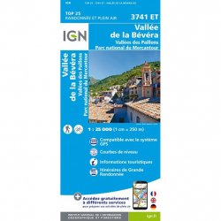 Acheter IGN Top 25 Vallée De La Bevera /3741et