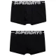 SUPERDRY Classic Trunk Double Pack /noir multipack