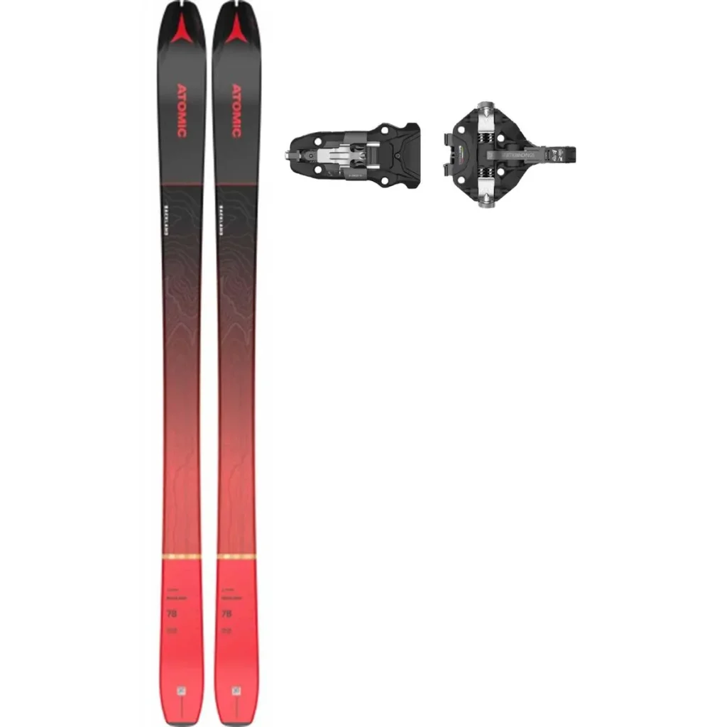 ATOMIC Backland 78 /black red + Fix ATK V-Crest 10 LT /black titanium