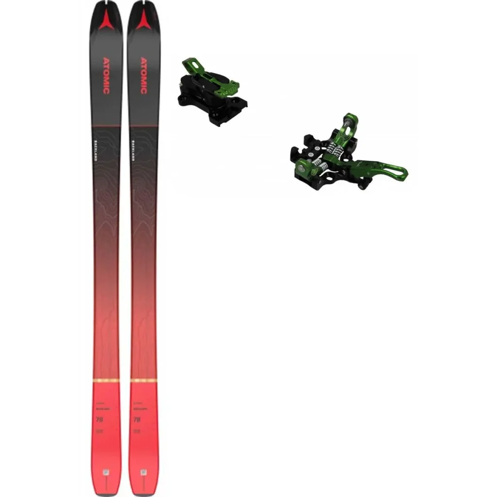 ATOMIC Backland 78 /black red + Fix PLUM Serak 8 /vert