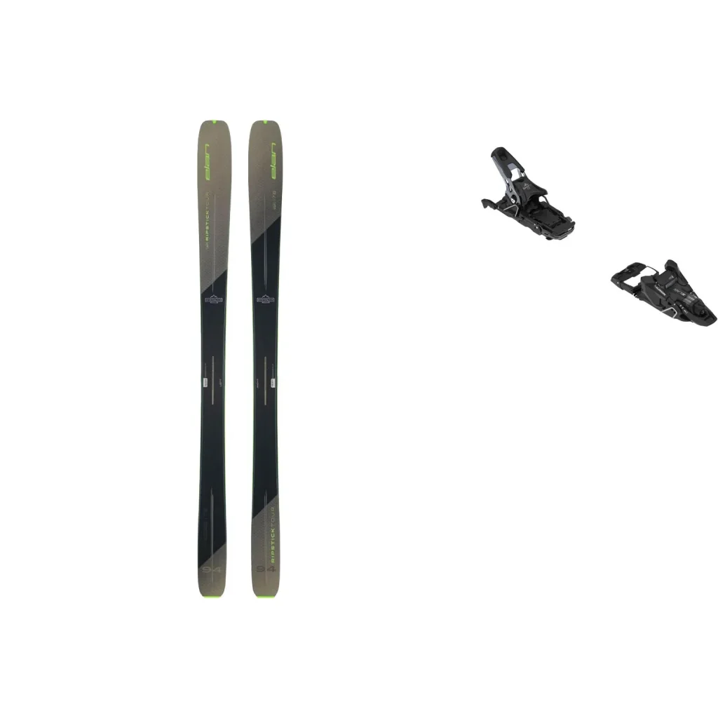 ELAN Ripstick Tour 94 + Fix SALOMON S/lab shift² 13 multinorm /noir argent met