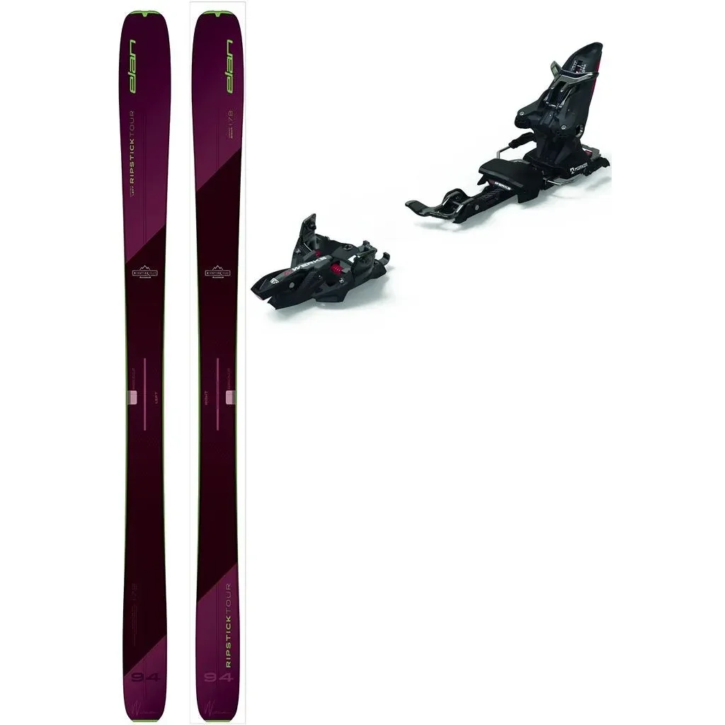 ELAN Ripstick Tour 94 W + Fix MARKER Kingpin Mwerks 12 (75-100mm) /noir rouge