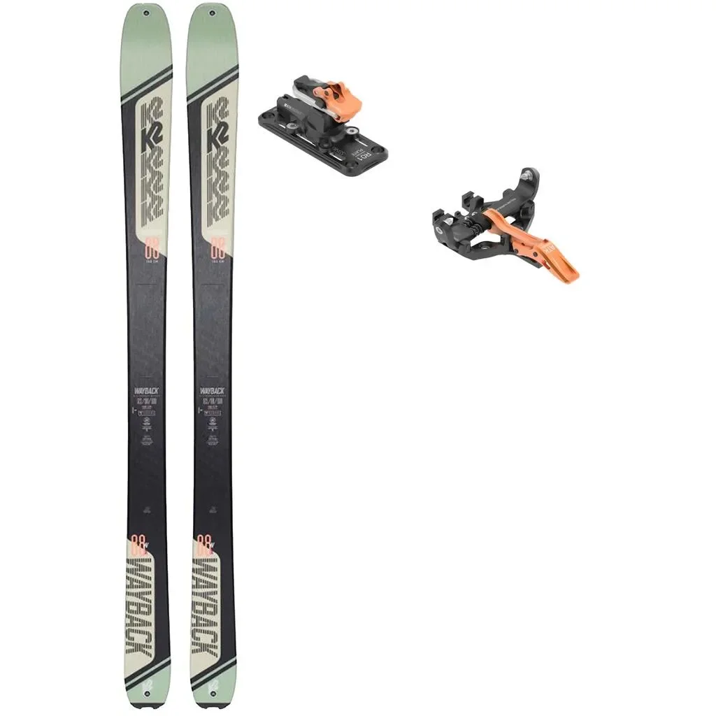 K2 Wayback 88 W + Fix ATK Kuluar 10 Superlight /orange