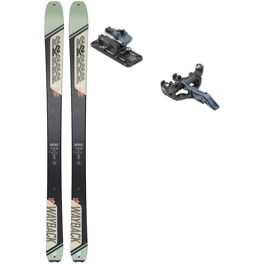 K2 Wayback 88 W + Fix ATK Kuluar 12 Superlight /dark blue