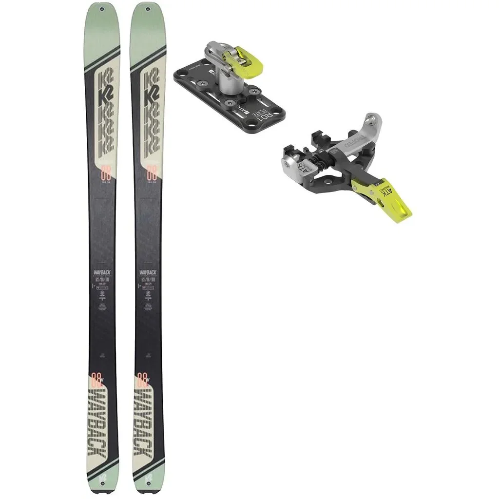 K2 Wayback 88 W + Fix ATK Trofeo 8 Plus