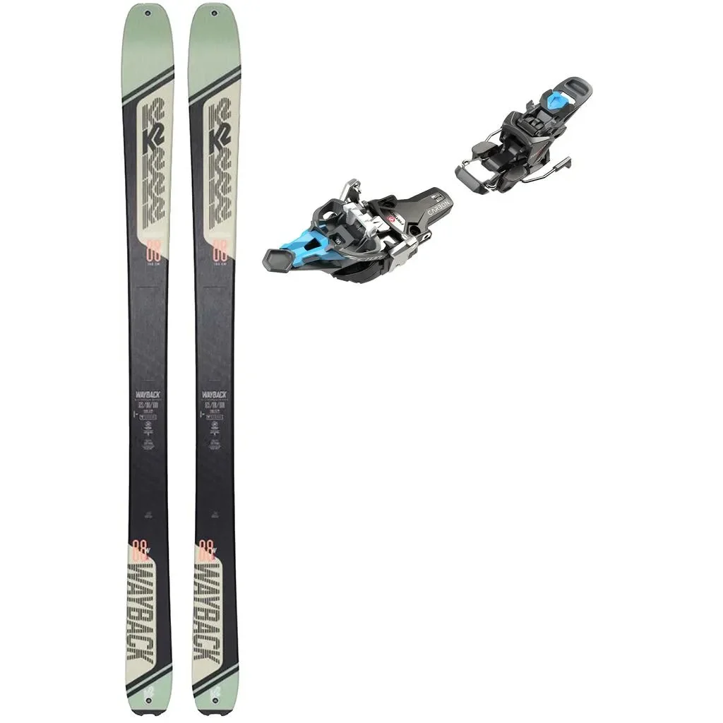 K2 Wayback 88 W + Fix FRITSCHI Tecton 13 Carbon /freins 90mm