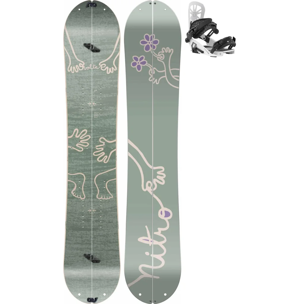 NITRO Volta Splitboard + Fix UNION Expedition Explorer /white