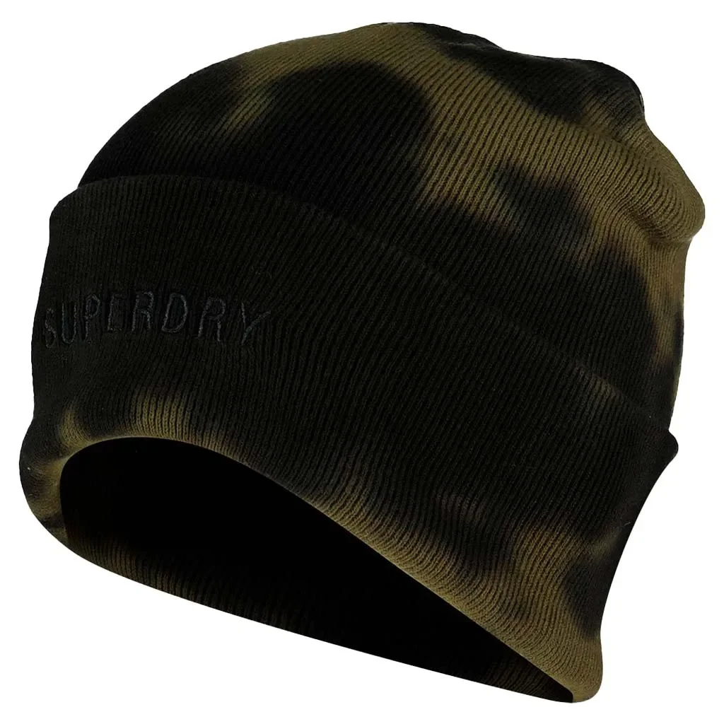 SUPERDRY Vintage Dyed Beanie /black khaki