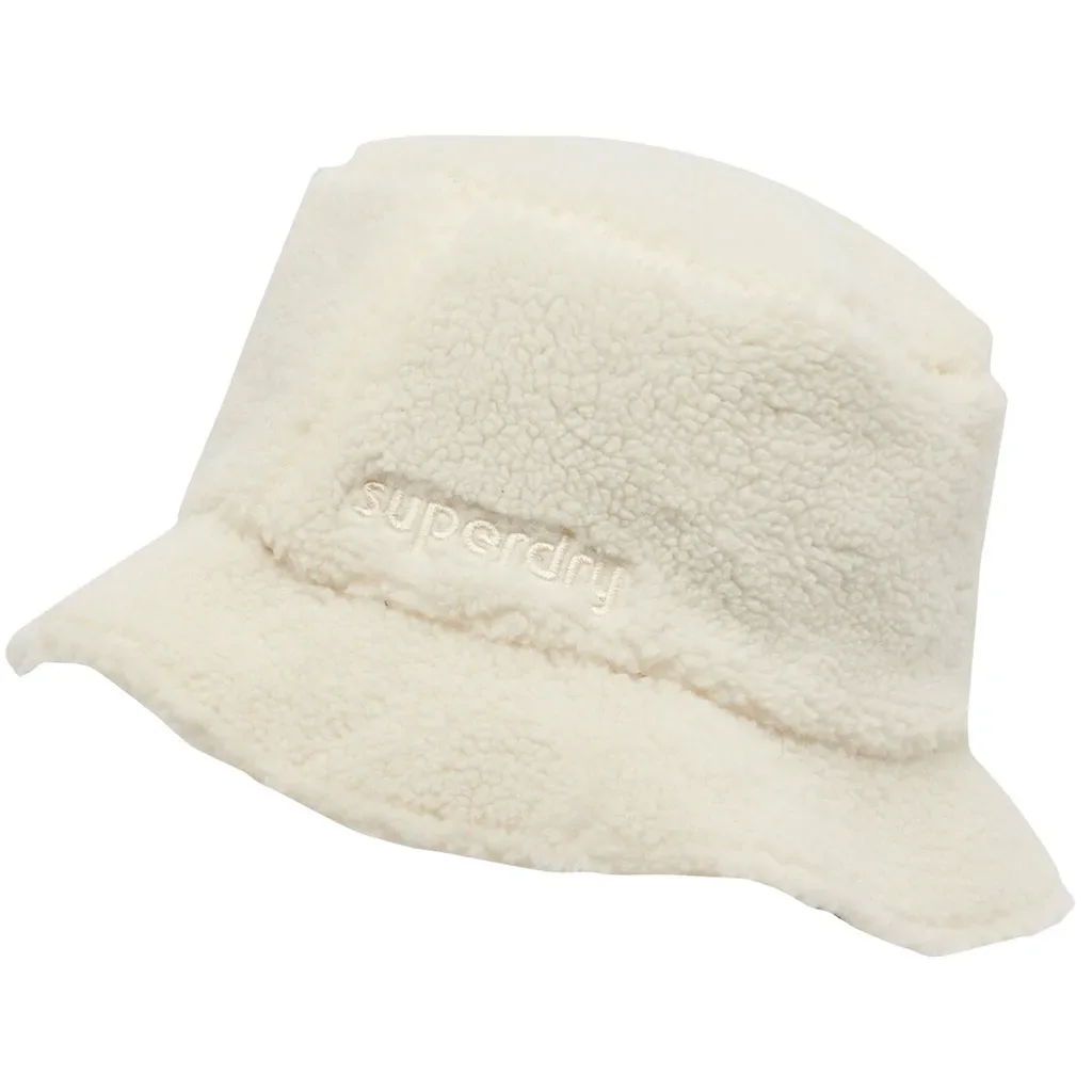 SUPERDRY Vintage Fleece Bucket Hat /beige