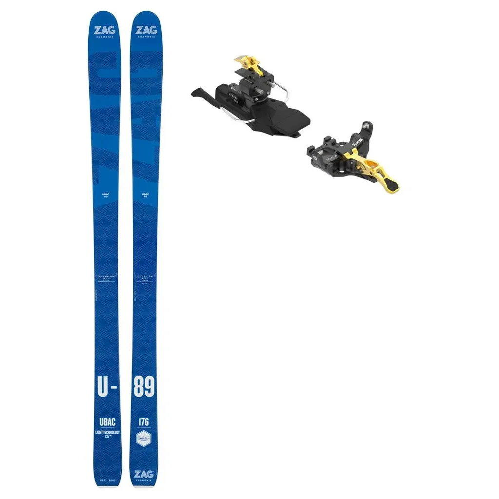 ZAG Ubac 89 /2023 + Fix ATK RT 11 Evo /Freins 91 mm /gold