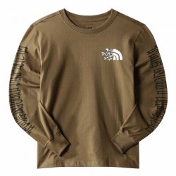 Acheter THE NORTH FACE Heavyweight Tee Ls Printed /military olive