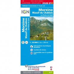 Acheter IGN Top 25 Morzine Massif du Chablais Résistante /3528etr