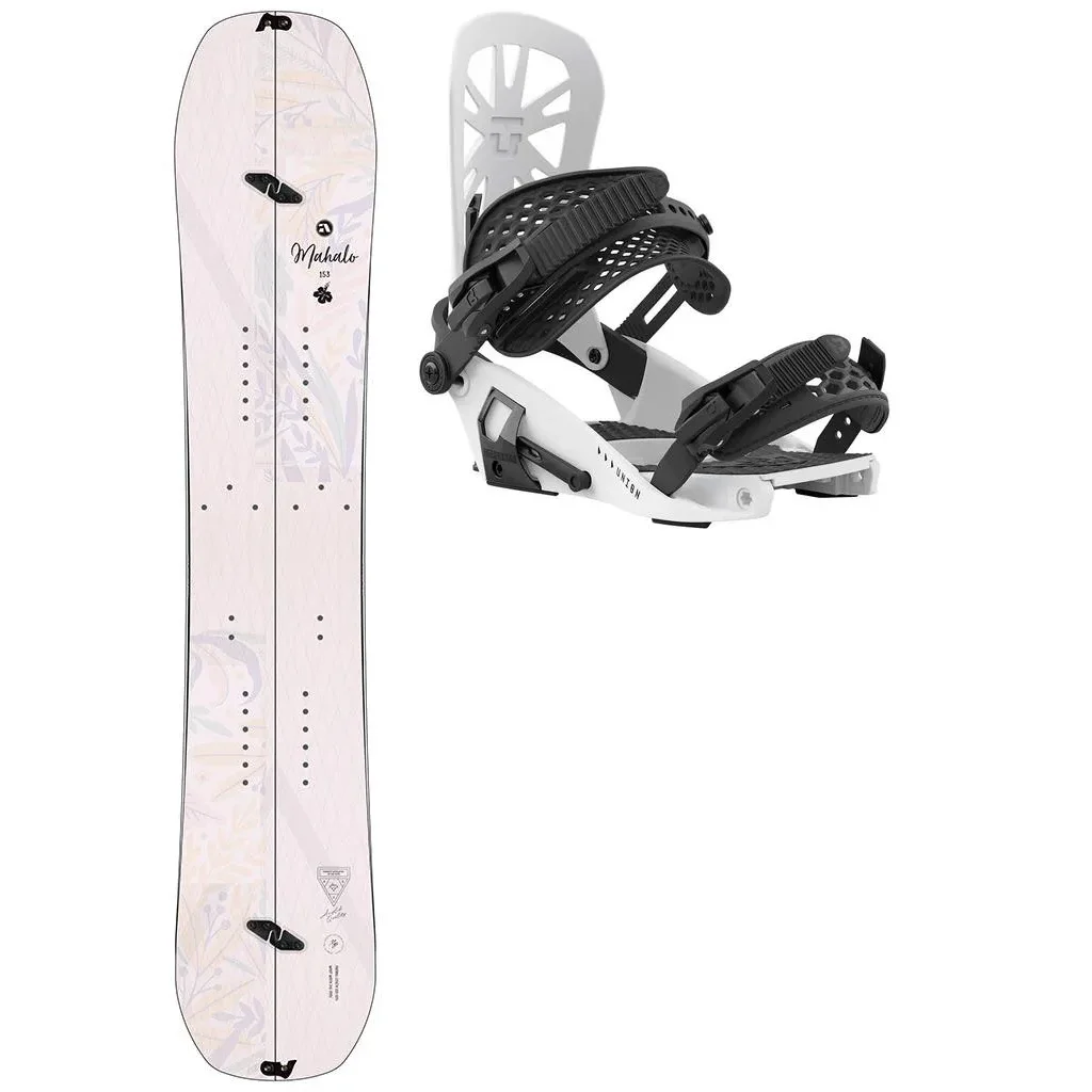 AMPLID Mahalo Splitboard + Fix UNION Expedition Explorer /white