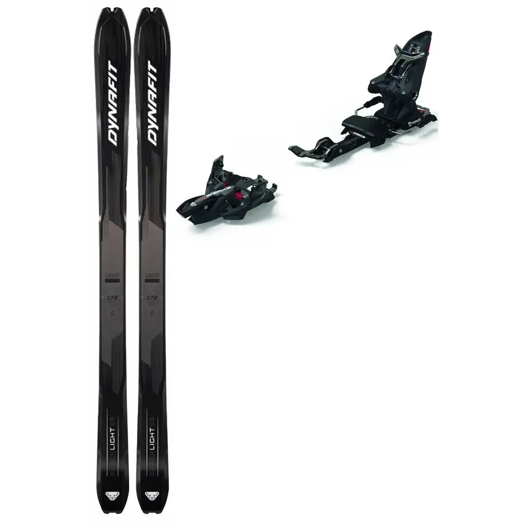DYNAFIT Blacklight 95 /nimbus white + Fix MARKER Kingpin Mwerks 12 (75-100mm) /black red