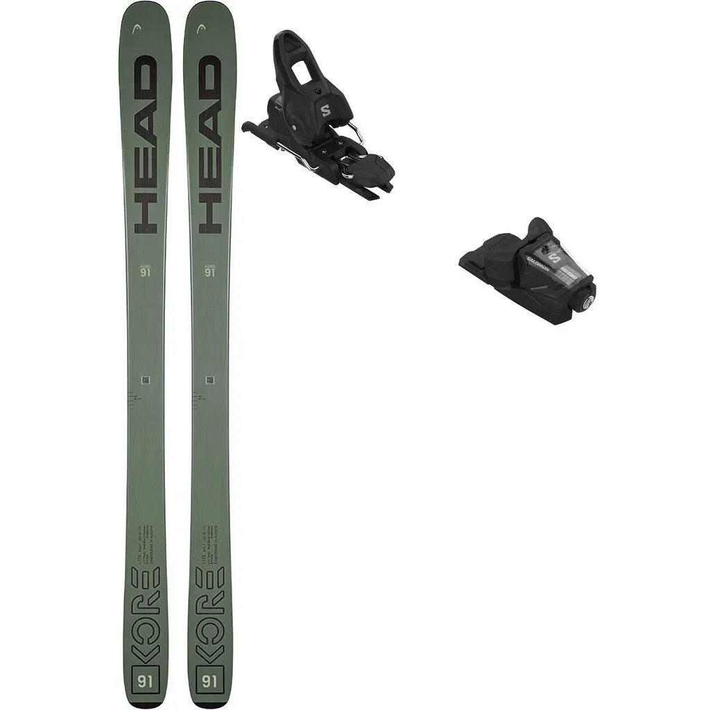 HEAD Kore 91 W /mi anthracite + Fix SALOMON Stage 10 Gw /noir