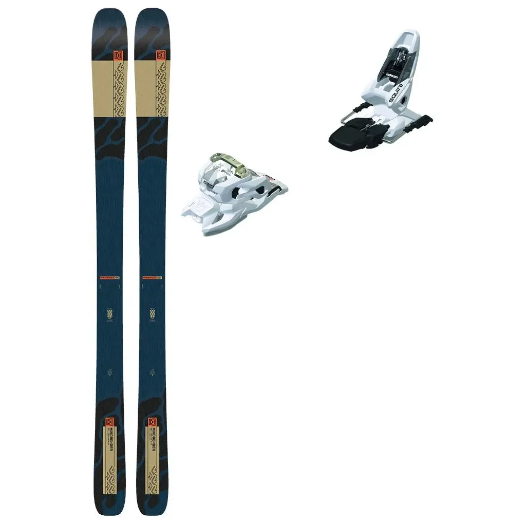 K2 Mindbender 90C + Fix MARKER Squire 11 /white