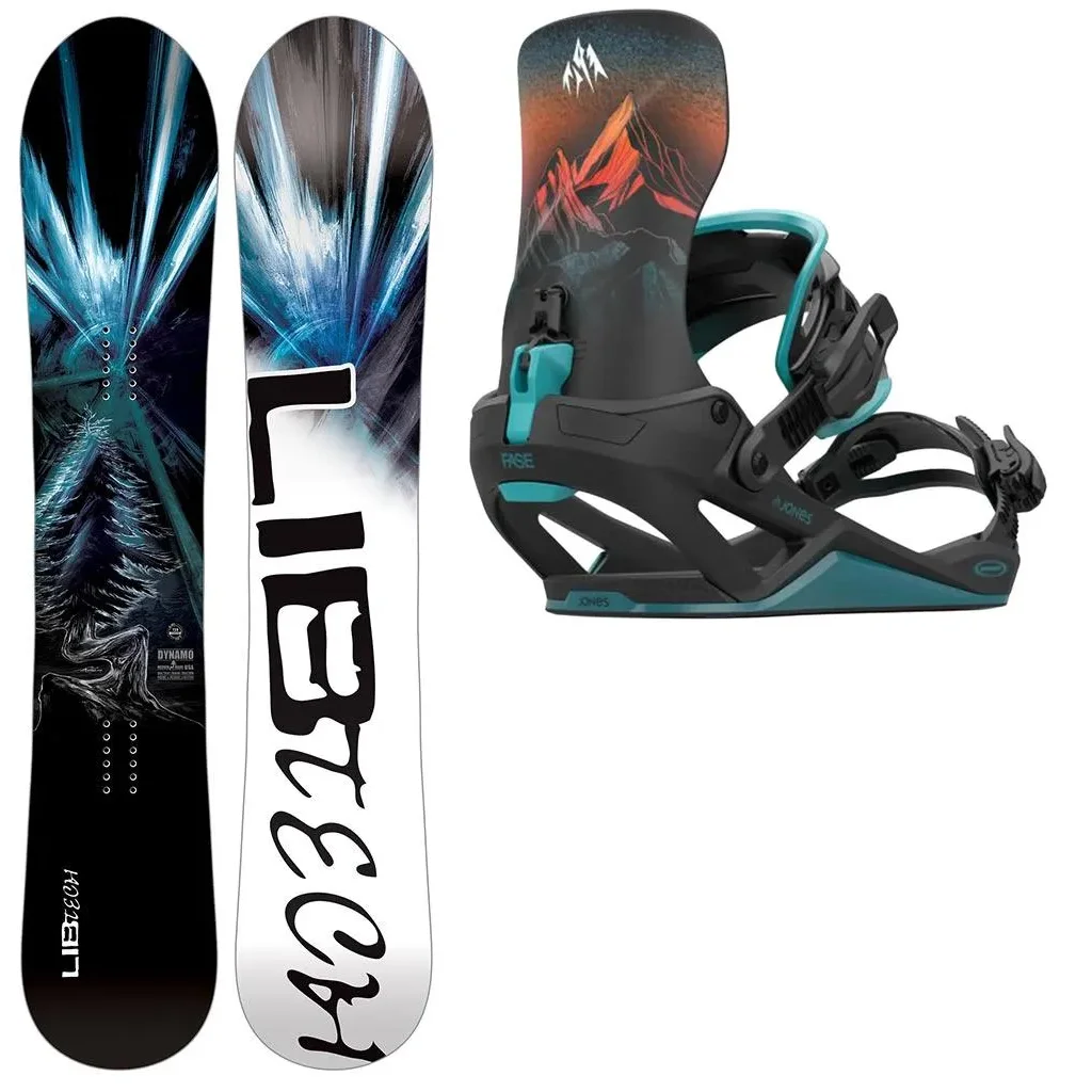 LIB TECH Dynamo + Fix JONES Mercury Fase Blue Art