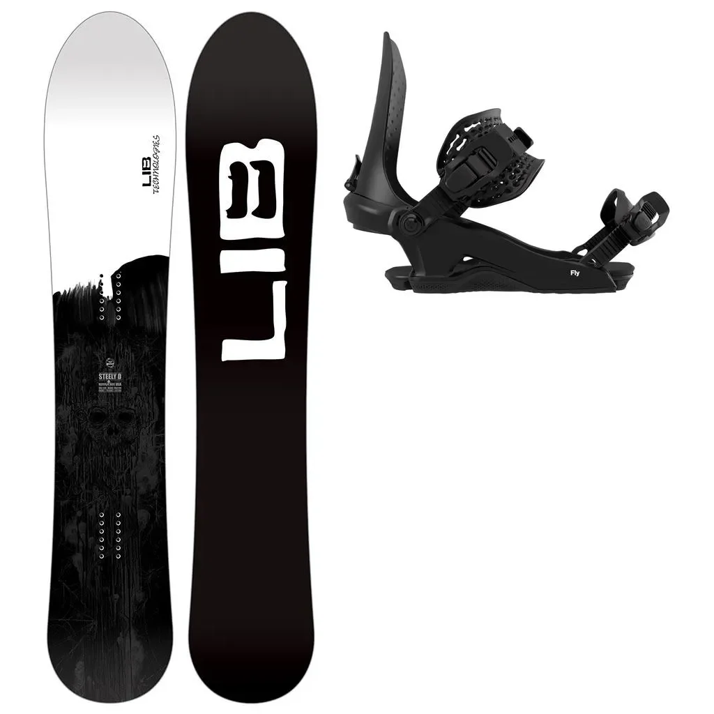 LIBTECH Steely D + Fix BATALEON Fly Hw /noir