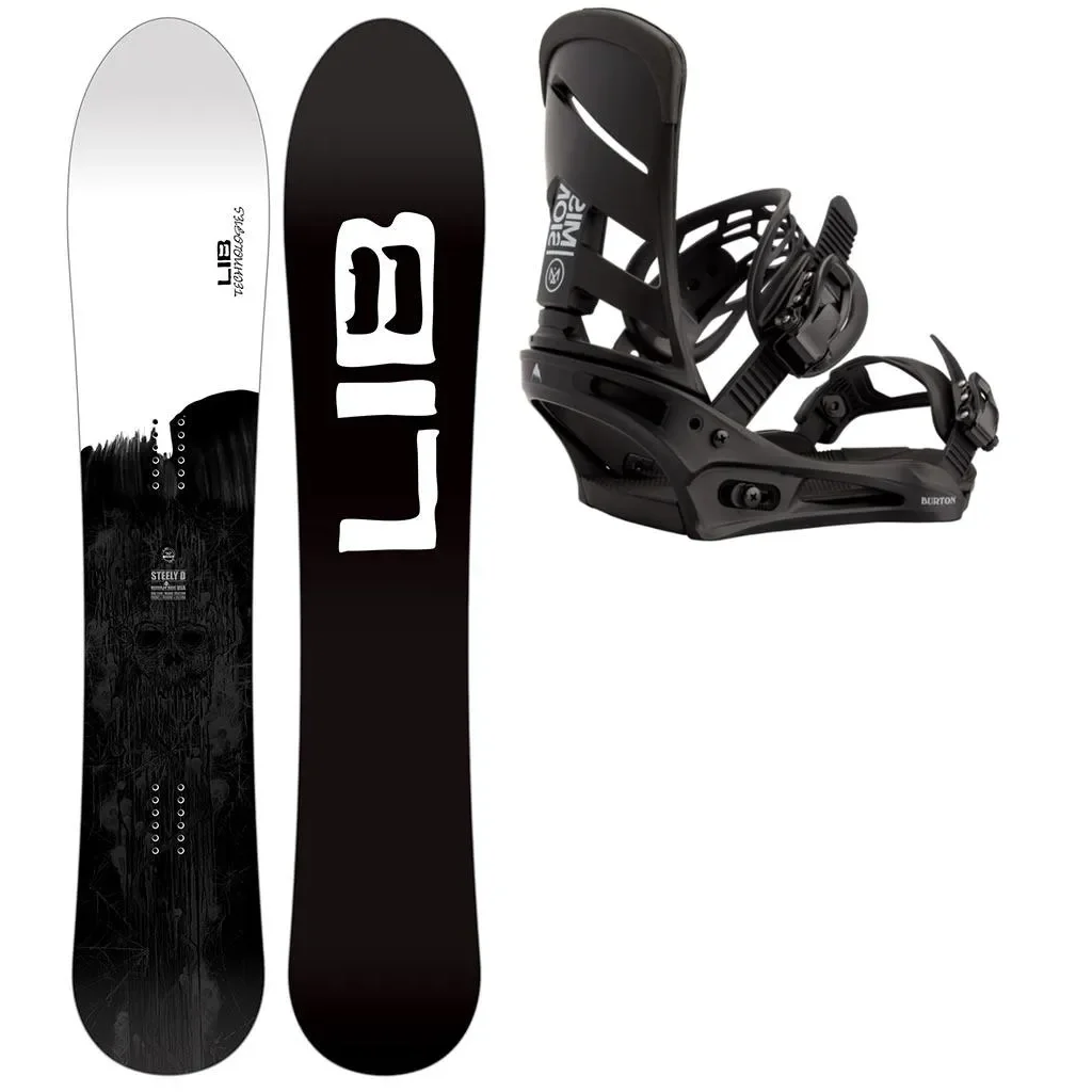 LIBTECH Steely D + Fix BURTON Mission /black