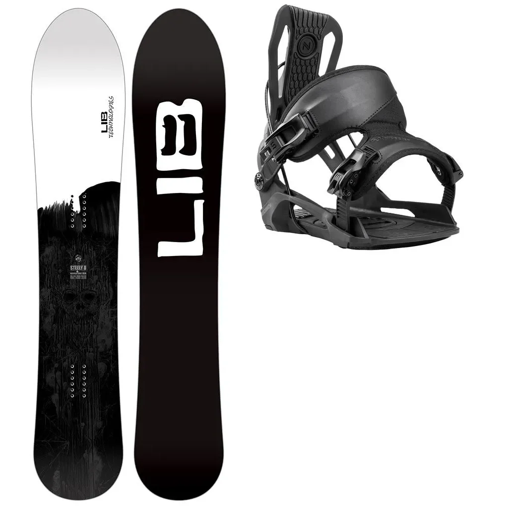 LIBTECH Steely D + Fix NIDECKER Flow Nexus /noir