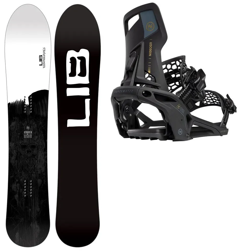 LIBTECH Steely D + Fix NIDECKER OG Supermatic /black