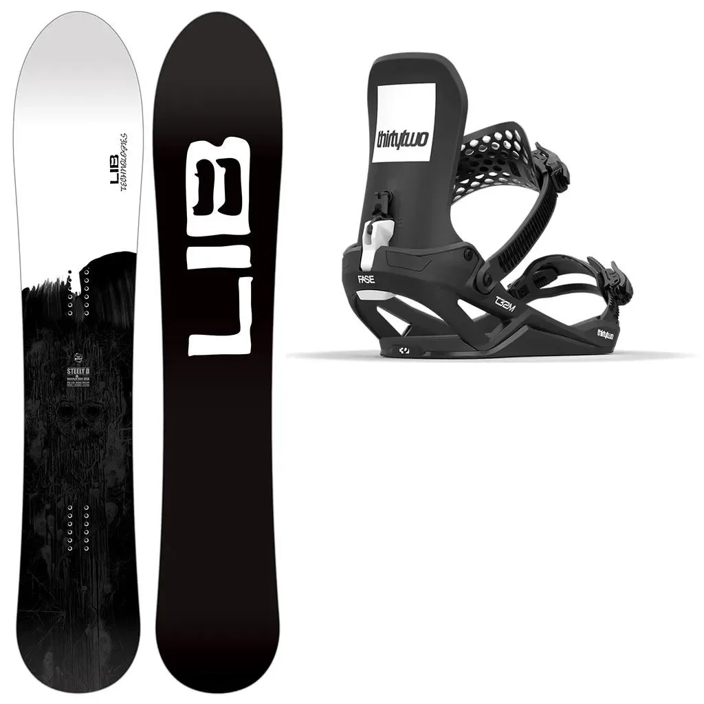 LIBTECH Steely D + Fix THIRTYTWO T32M Fase /noir