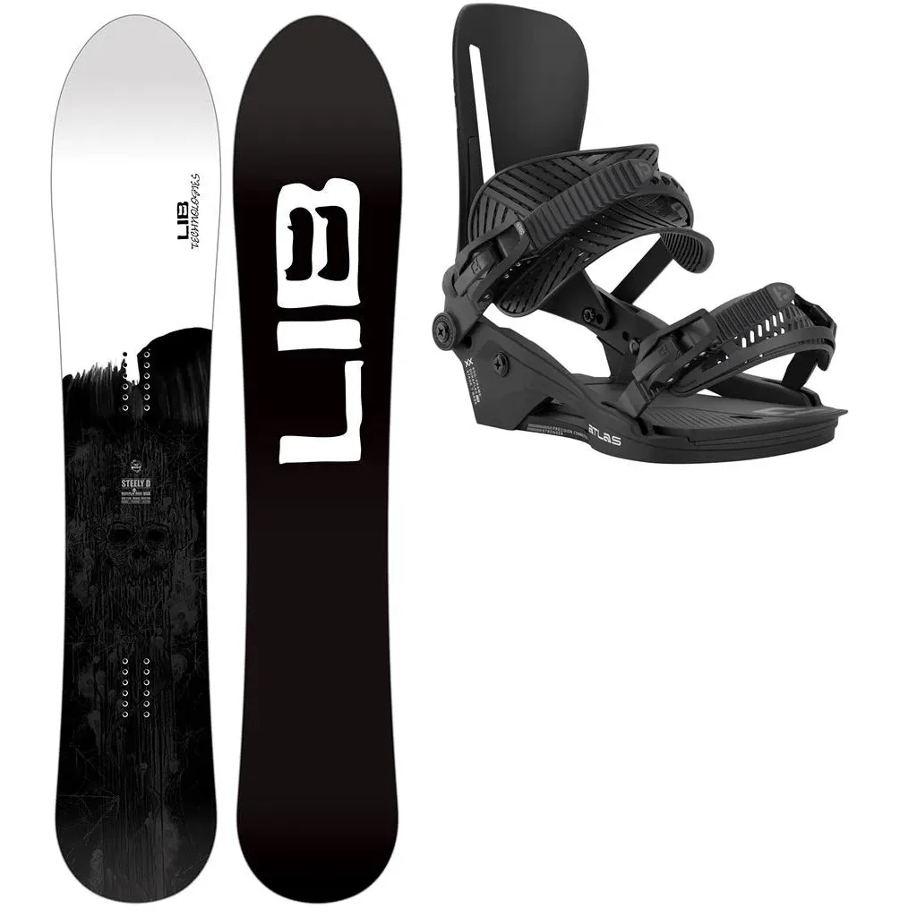 LIBTECH Steely D + Fix UNION Atlas /noir