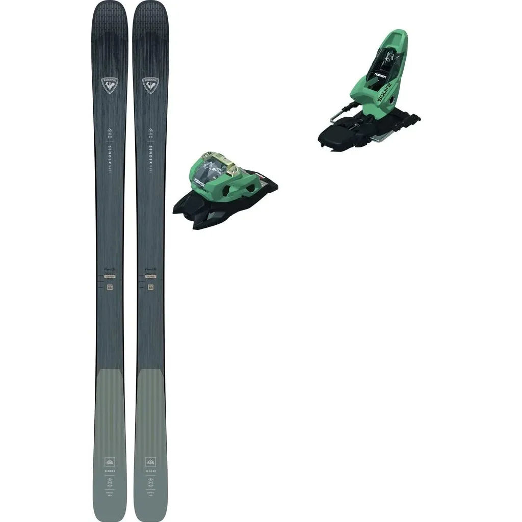 ROSSIGNOL Sender 94 Ti + Fix MARKER Squire 11 /vert noir