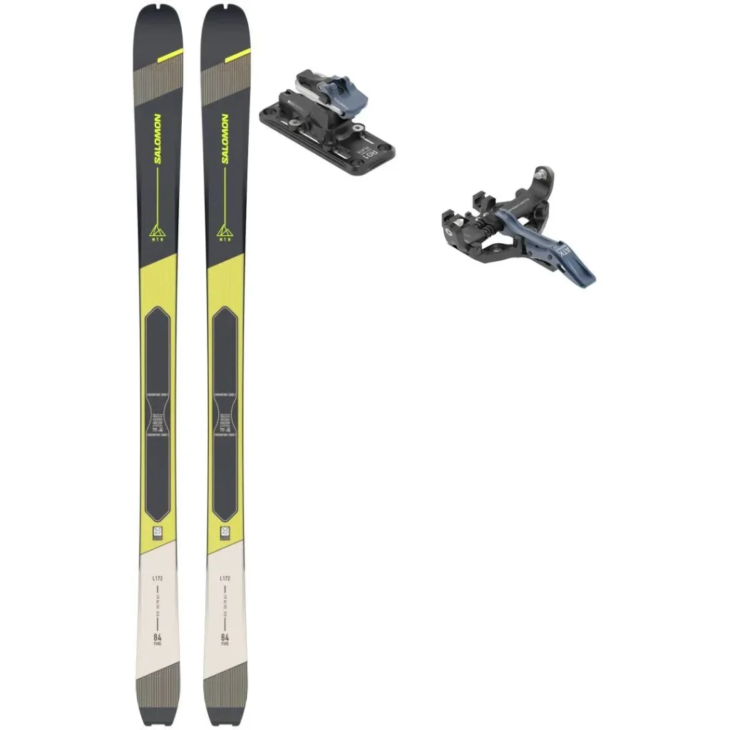 SALOMON Mtn 84 Pure + Fix ATK Kuluar 12 Superlight /dark blue