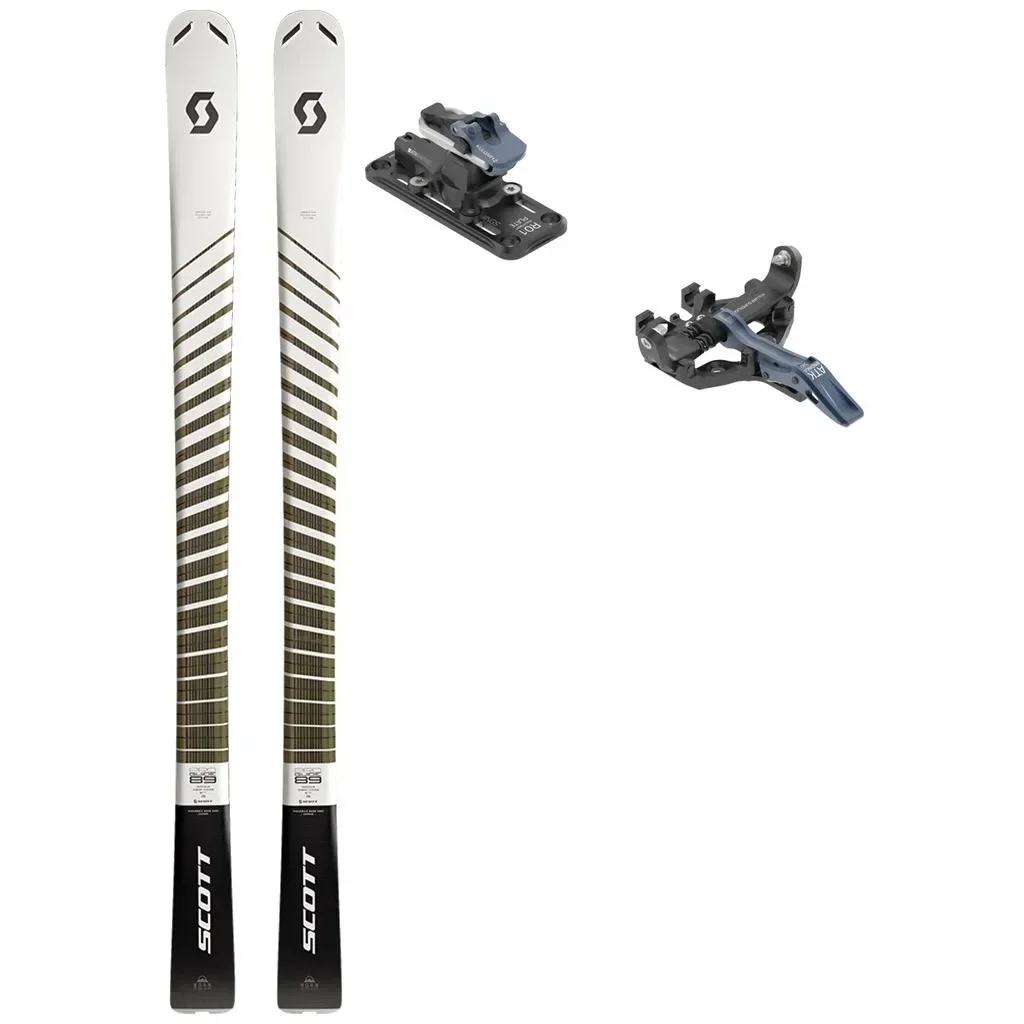 SCOTT Proguide 89 + Fix ATK Kuluar 12 Superlight /bleu marine