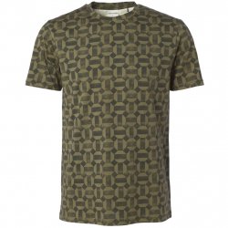 Acheter NO EXCESS T Shirt Crewneck Allover Printed /olive
