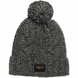 Acheter SUPERDRY Cable Knit Beanie Hat /noir fleck