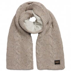 Acheter SUPERDRY Cable Knit Scarf /oaty beige fleck