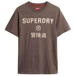 Acheter SUPERDRY Workwear Logo Vintage T Shirt /cocoa marron marl