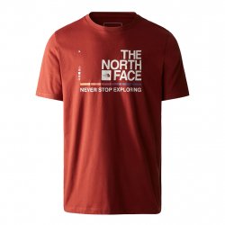 Acheter THE NORTH FACE Foundation Graphic Tee Ss /brandy marron