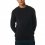 NO EXCESS Pullover Crewneck Relief Garment Dyed Stone Washed /noir
