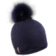 LE DRAPO Bonnet Léonie Merinos /bleu nuit
