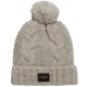 SUPERDRY Cable Knit Beanie Hat /oaty beige fleck
