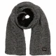 SUPERDRY Cable Knit Scarf /noir fleck