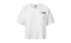 THE NORTH FACE Cropped Simple Dome Tee W /blanc